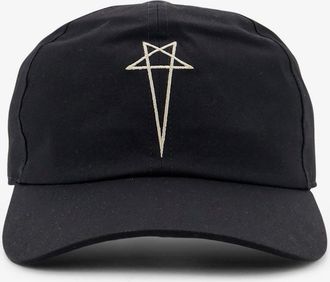 Rick Owens Cotton hat with front logo - DRKSHDW - gender_Man