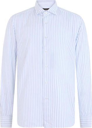 Slowear Glanshirt Slim-Fit Katoenen Overhemd - Heren - Zakelijke Overhemden - Wit - 3XL - Katoen - Overhemden