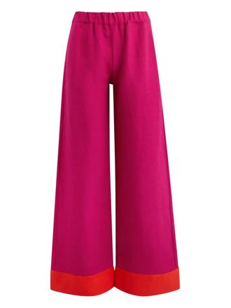 Casa Raki Luisa linen trousers - Rosa