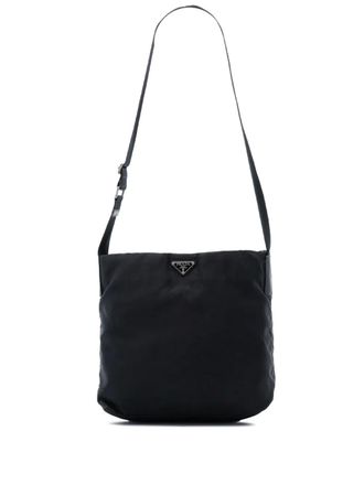 Prada 2000-2013 Tessuto Open Top crossbody bag - Nero