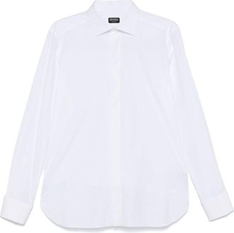 Ermenegildo Zegna Camicia in popeline - Bianco
