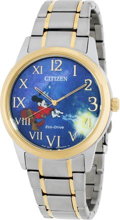 Citizen SorcererS Apprentice Mickey Eco-Drive Blue Dial Watch FE7064-71W