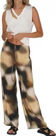 LnA Trento Drawstring Pant In Asteras Print