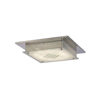 Netlighting Ines Flush Ceiling 75 X 0.72W LED 3600K Polished Chrome Crystal in Grey