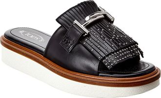 Tod's TodS Double T Leather Sandal