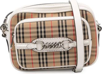 Burberry Pre-owned Burberry Haymarket Check Canvas 1983 Link Crossbody CFPCXP1297