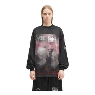 Aries Tops, Heren, Veelkleurig, XL, Long Sleeve Tops