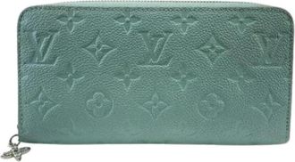 Louis Vuitton Pre-owned Wallets, female, Blue, Size: ONE SIZE Pre-owned Canvas Wallet