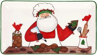 Vietri Vietri Old St. Nick 2025 Limited Edition Rectangular Platter With $20 Credit