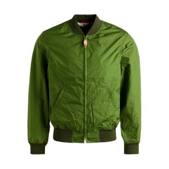 Manifattura Ceccarelli Bomber Jackets, male, Green, Size: S Tank Bomber