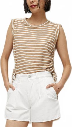 Veronica Beard Simpson High Waist Short In White