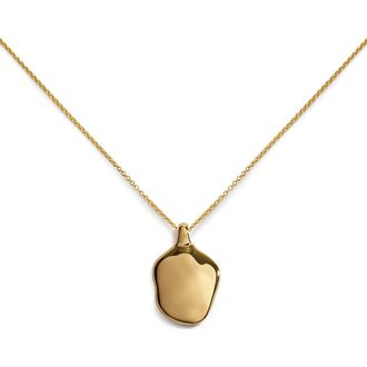 Monica Vinader Odyssey Locket Chain Necklace in 18K Gold Vermeil at Nordstrom