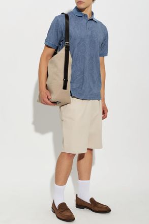 Etro Patterned Polo, Mens, Blue