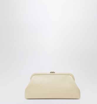 Jimmy Choo London Skylar clutch in butter-colored leather