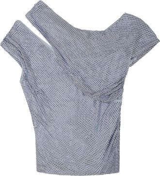 Self Portrait Asymmetrisches Oberteil Self Portrait mit Strasssteinen