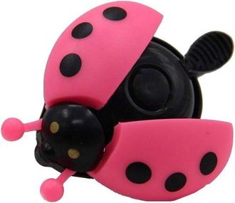 OEM Timbre De Bicicleta Infantil Con Forma De Mariquita, Timbre Con Bocina, Para El Manillar, Sonido N&iacute;tido, 2 Unidades