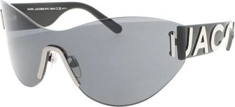 Marc Jacobs Womens Marc Jacobs Branded Arms Black Sunglasses - Size: ONE size