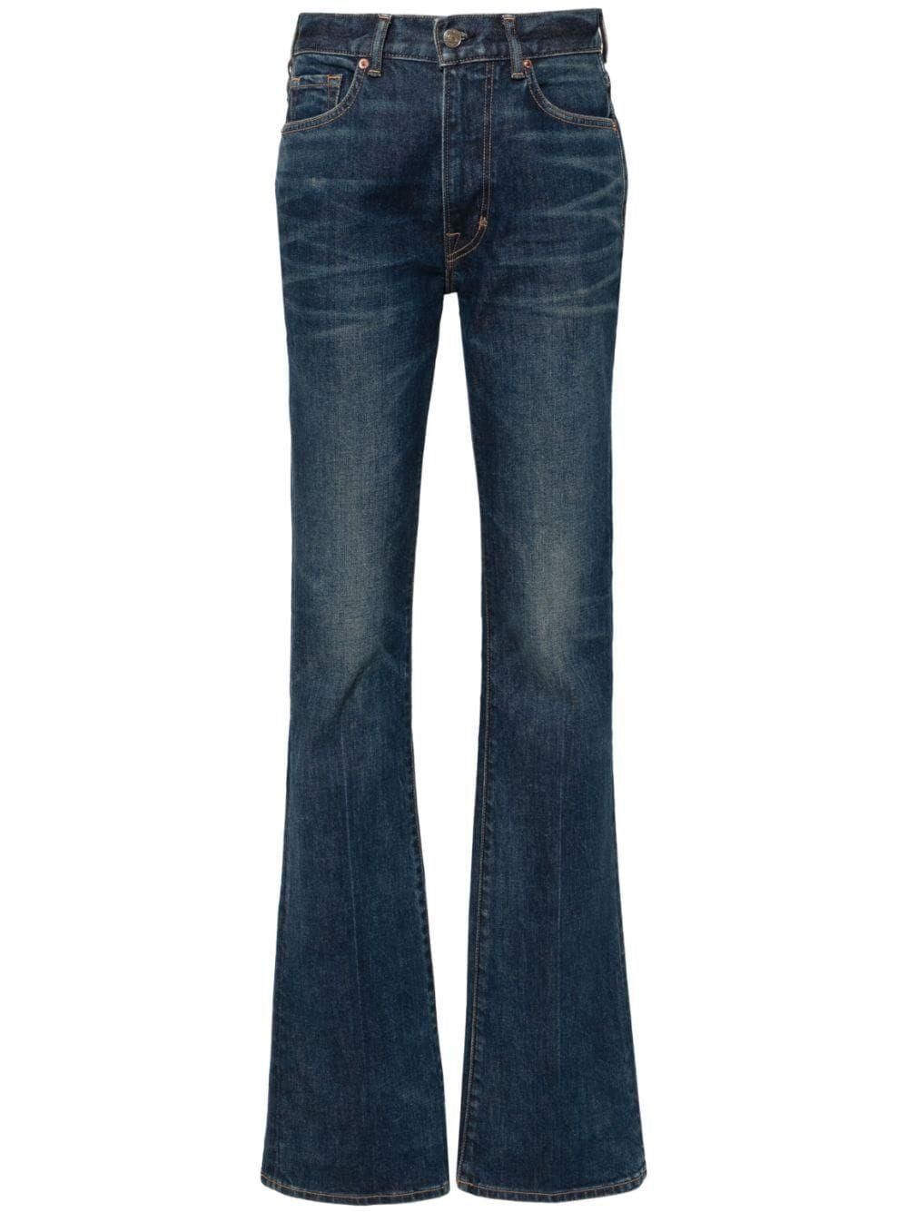 デニム・ジーパン TOM FORD FLARE JEANS ZARA Z1975 FLARE ハイライズ デニムパンツ 1416/222 (ZARA