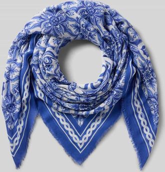 Joop Schal mit Logo-Print Modell Adalia in Ocean, Gr&ouml;&szlig;e 1