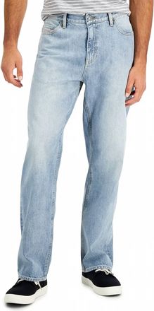Sun + Stone Mens Straight Fit Jeans In Blue