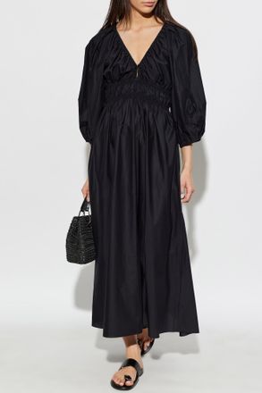 Matteau V-neck Dress, Womens, Black