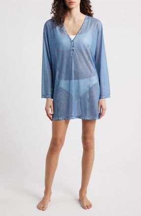 Rag & Bone rb Miramar Mesh Cover-Up Dress in Minet at Nordstrom, Size X-Small