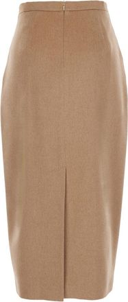 Max Mara Womens Skirt Tenuta Beige Wool