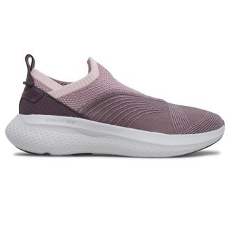 Cole Haan Zerogrand Motion Connect Textile Womens Low Top Trainers - UK 6 - US 8.5 Women - EU 39 - Mauve Shadows Black Plum Optic White - Size:UK 6
