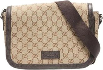 Gucci Pre-owned Cross Body Bags, female, Brown, Size: ONE SIZE Pre-owned Cross Body Bag