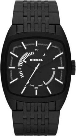 Diesel Mens Scalped Black Dial Watch