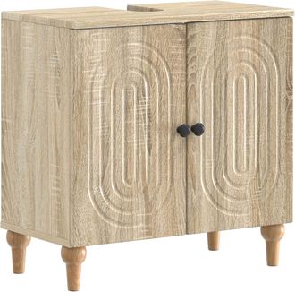 vidaXL Mueble De Lavabo Para Ba&ntilde;o Alkmaar Roble Sonoma Vidaxl