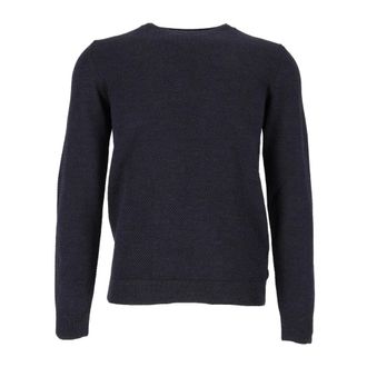 Slowear Giro Jeans Scuro - - Knitwear - Uomo - Blu - 2XL