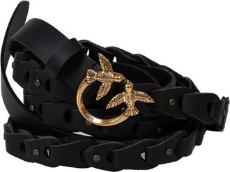 Pinko Love Double Belt H2 - - Accessories - Donna - Nero - S