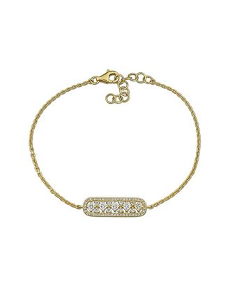 Rina Limor 14K 0.37 Ct. Tw. Diamond Link Bracelet