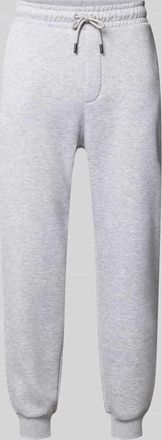 Jack & Jones Regular Fit Sweatpants mit Eingrifftaschen Modell GORDON in Hellgrau Melange, Gr&ouml;&szlig;e XXL