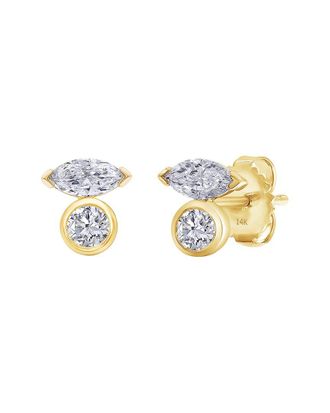 Meira T 14K 0.75 Ct. Tw. Lab-Grown Diamond Earrings