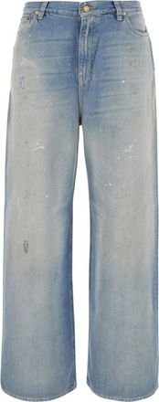 Golden Goose Melody Boyfriend Jeans - Dames - Loose Fit Jeans - Blauw - W28 - Katoen - Jeans