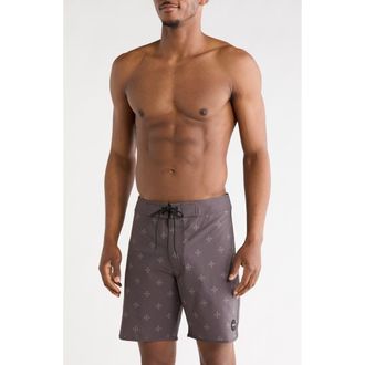 Rvca Northern 18-Inch Swim Trunks in Pirate Black at Nordstrom Rack, Size 28