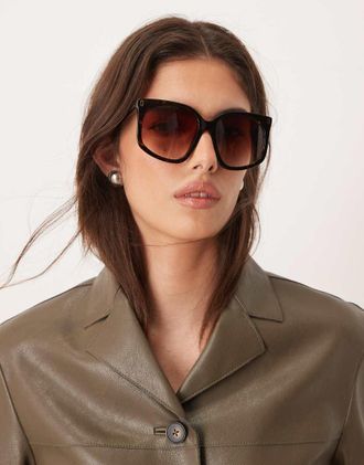 Marc Jacobs Marc Jacobs - Occhiali da sole squadrati marrone havana