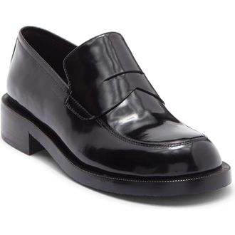 Jeffrey Campbell Rotary Penny Loafer in Black Box at Nordstrom Rack, Size 10