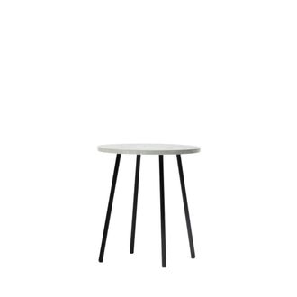 Klast Mesa auxiliar de melamina lacado negro 45x50 cm