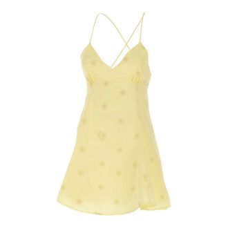 MC2 Saint Barth Short Dresses, female, Yellow, Size: XS Marge Short Dress