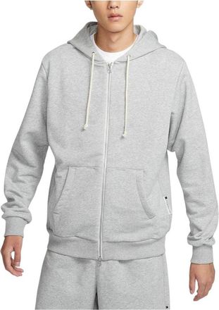 Nike Standard Issue Dri-FIT Full-Zip Basketball Hoodie Asia Sizing Dark Grey Heather FZ0223-063
