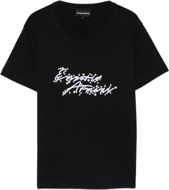 Emporio Armani Dames, Tops, Zwart, Maat: L Jersey