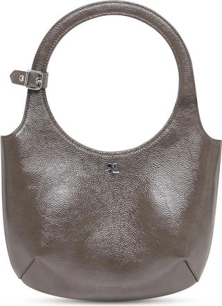 Courr&egrave;ges Naplack Tas - Dames - Handtassen - Bruin - ONE Size - Leer - Tassen