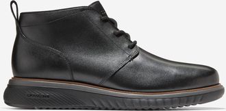 Cole Haan Mens Zer&oslash;grand Eon Chukka Boots - Black Size 7 Water-Resistant