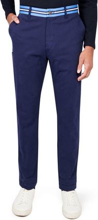 ConStruct Slim Fit Solid Cotton Stretch Pants in Navy at Nordstrom, Size 30