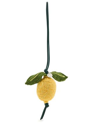 J.W.Anderson Lemon Crochet Cotton-knit Charm - Yellow - One Size