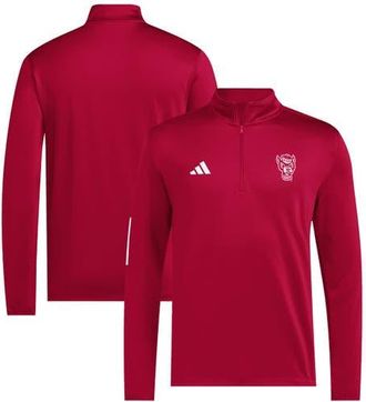 adidas Mens adidas Red NC State Wolfpack Strategy Half-Zip Golf Jacket at Nordstrom, Size Xx-Large