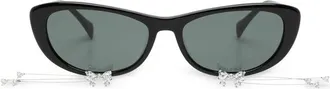 Yvmin Kitten Whisker Cat-eye Sunglasses